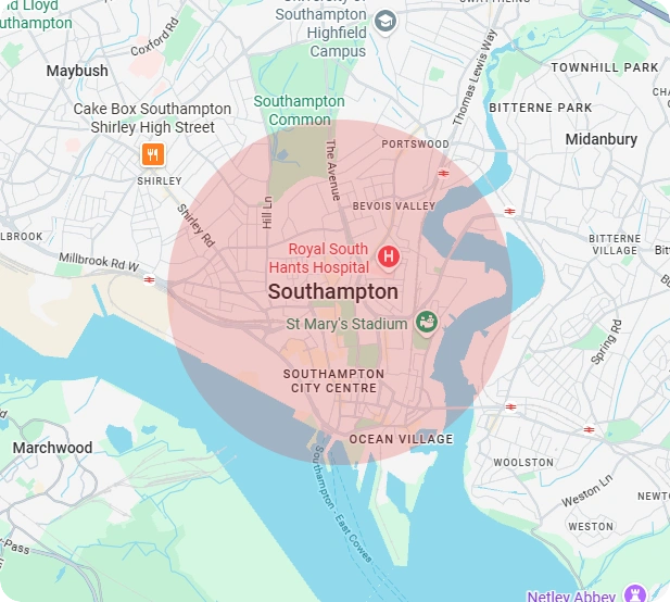 southampton-map